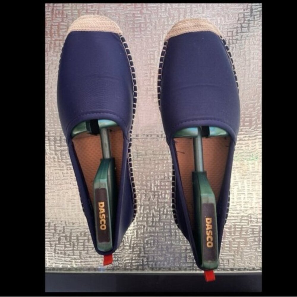 Men's Navy Slip-On Espadrille Loafers by